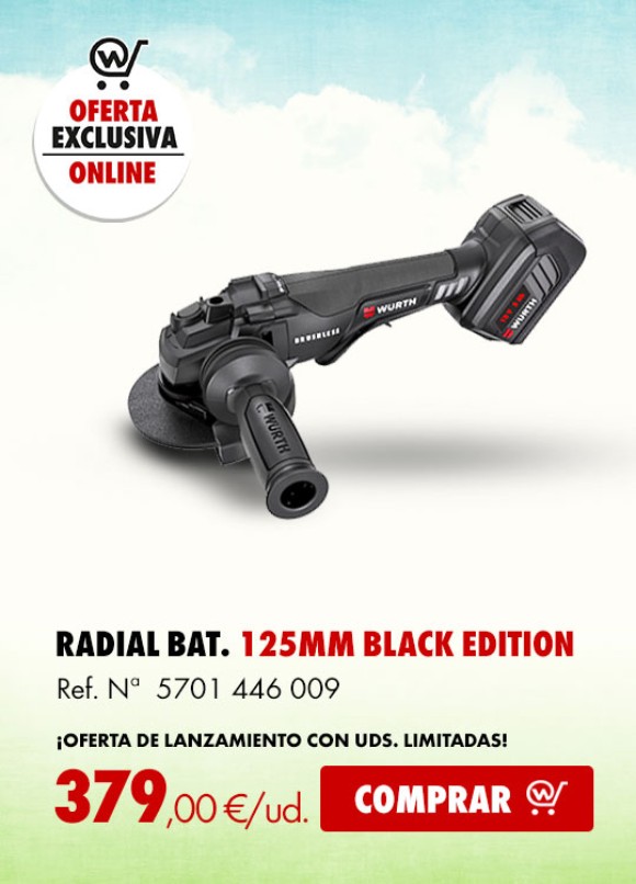 RADIAL ANG BAT AWS18-125P