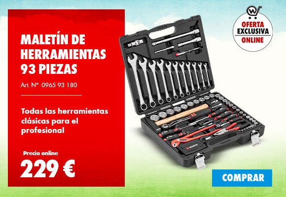 MALETÍN DE HERRAMIENTAS 93 PIEZAS