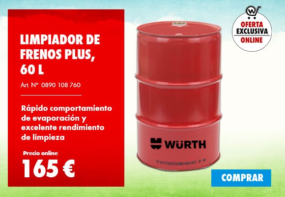 LIMPIADOR DE FRENOS PLUS, 60 L