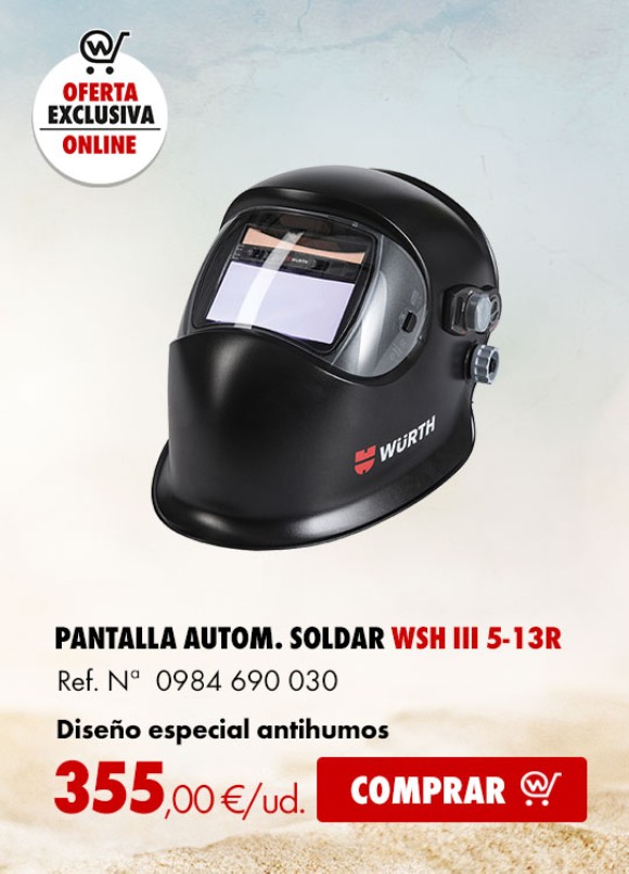 PANTALLA AUTOMATICA SOLDAR WSH III 5-13