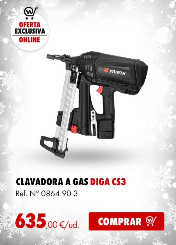 CLAVADORA A GAS DIGA CS-3