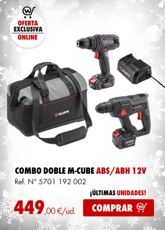 COMBO DOBLE M-CUBE ABS/ABH 12V 6 PIEZAS