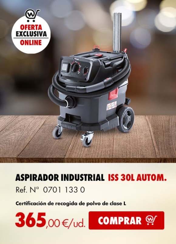 ASPIRADOR INDUSTRIAL ISS 30-L AUTOMATICO