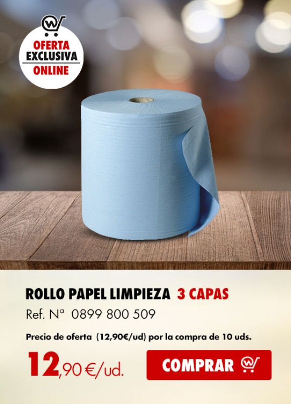 PAPEL DE LIMPIEZA 3 CAPAS