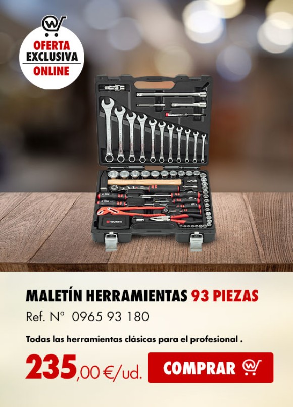 MALETÍN DE HERRAMIENTAS 93 PIEZAS