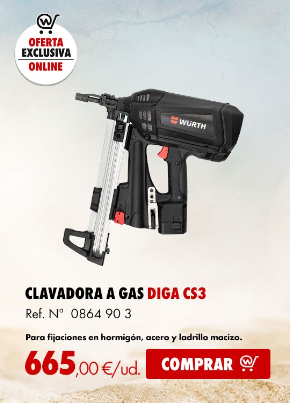 CLAVADORA A GAS DIGA CS-3