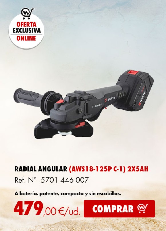 RADIAL-ANGULAR-(AWS18-125P C-1)-2X5AH