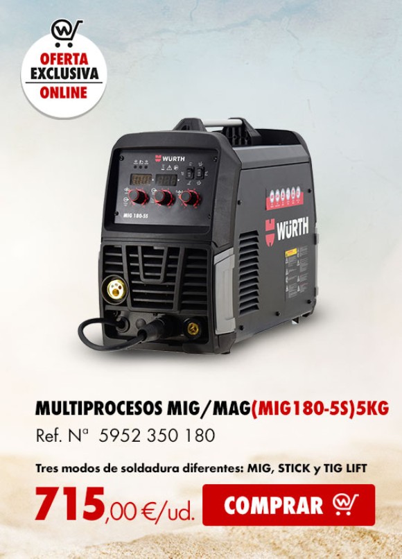 MULTIPROCESOS-MIG/MAG-(MIG180-5S)-5KG