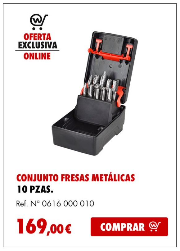 CJTO FRESAS METALICAS 10 PZS