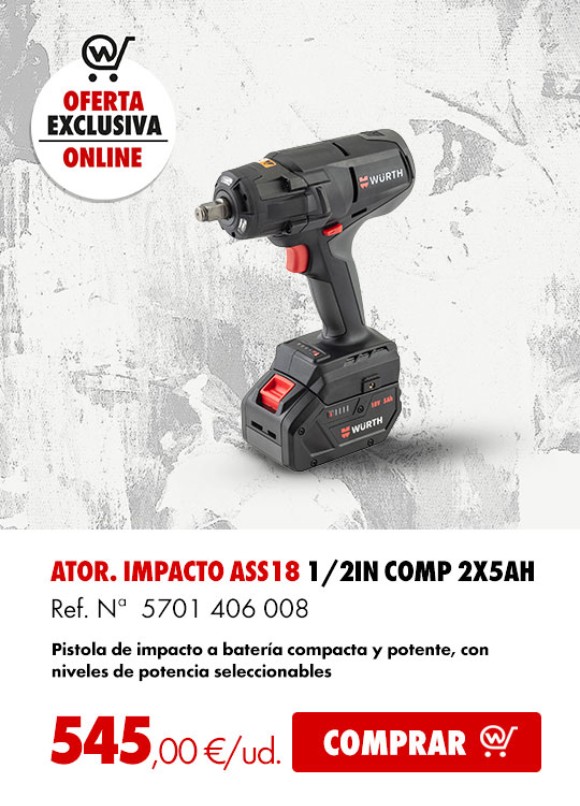 ATOR IMPACTO ASS18-1/2IN COMP 2X5AH