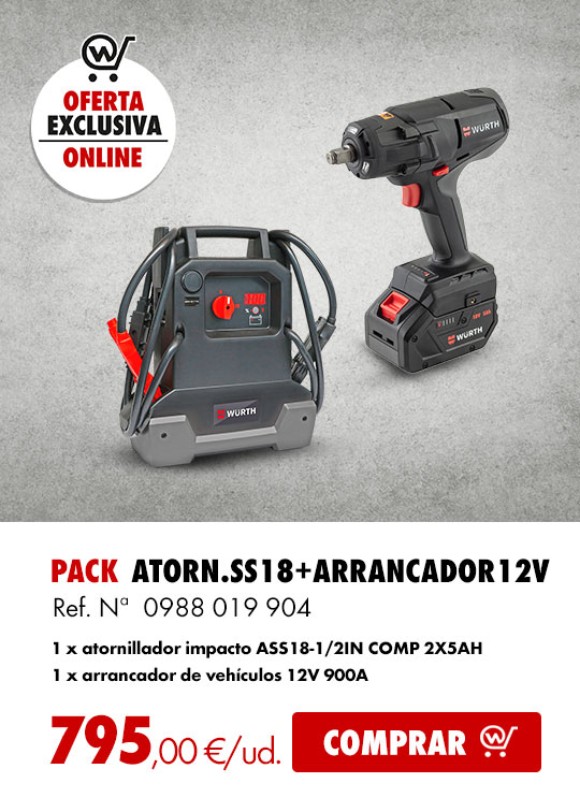 PACK ATORN.SS18+ARRANCADOR12V