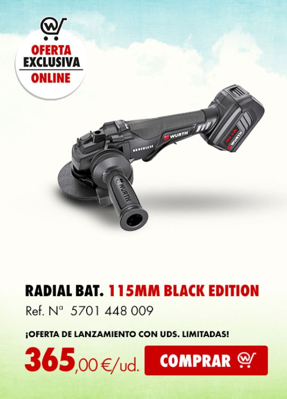 RADIAL ANG BAT AWS18-115P COMPACT BE