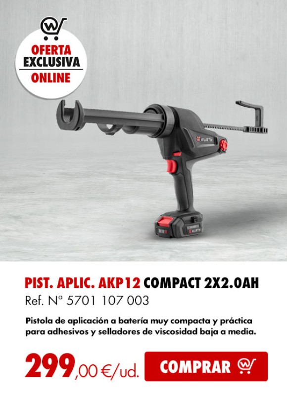 PIST DE APLICACIÓN AKP12 COMPACT 2X2.0AH