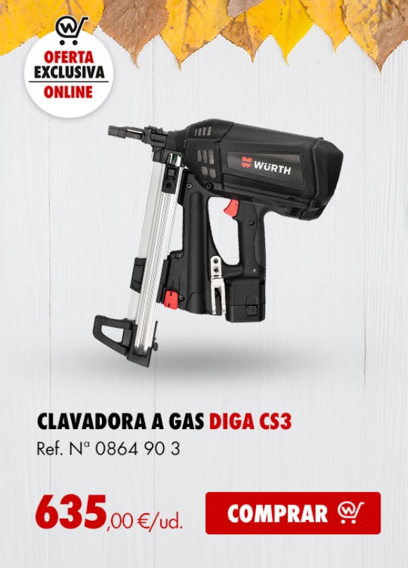 CLAVADORA A GAS DIGA CS-3