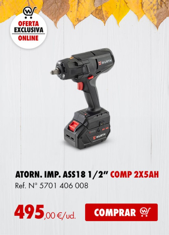 ATOR IMPACTO ASS18-1/2IN COMP 2X5AH
