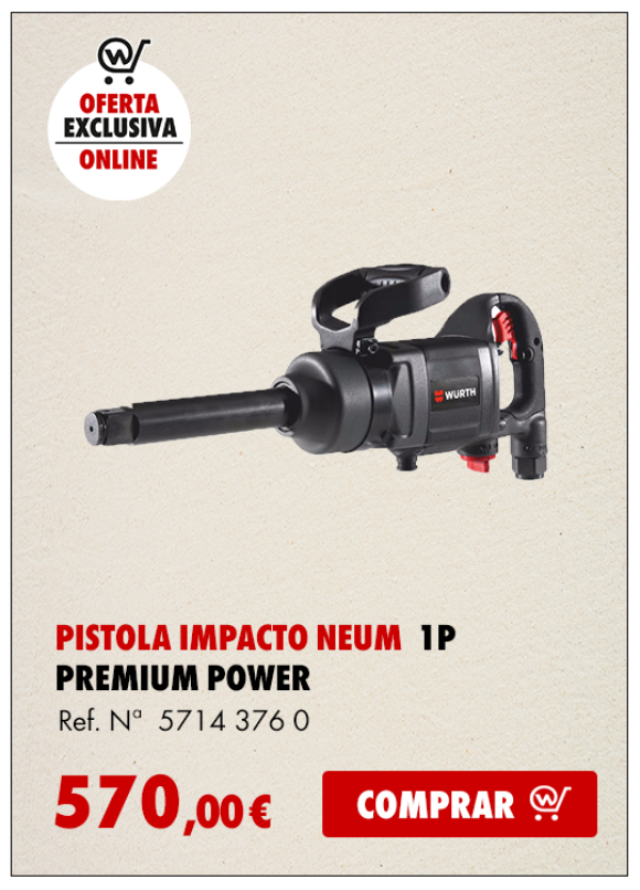 PISTOLA IMPACTO NEUM 1P PREMIUM POWER