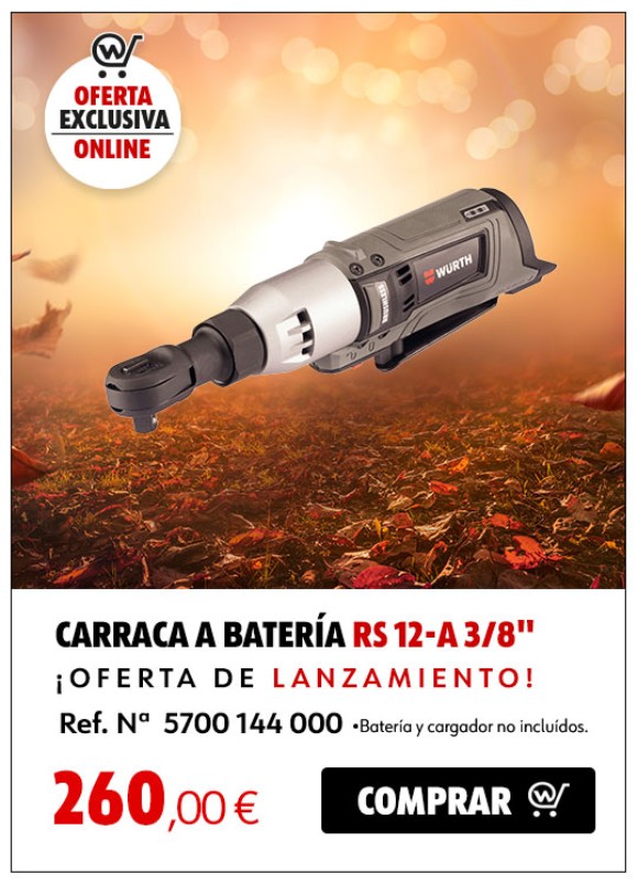 CARRACA A BATERÍA RS 12-A 3/8'