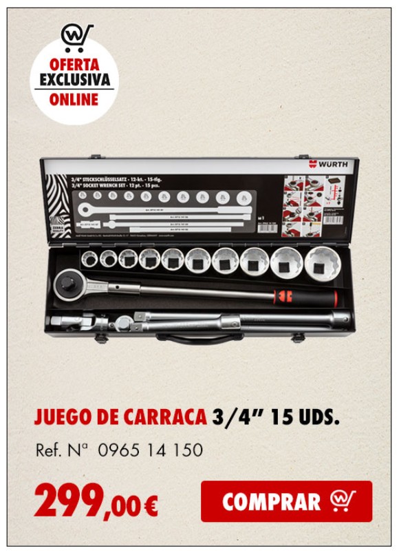 JUEGO CARRACA-3/4-15UDS