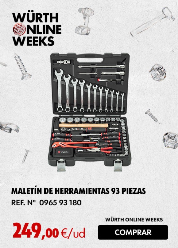 MALETÍN DE HERRAMIENTAS 93 PIEZAS