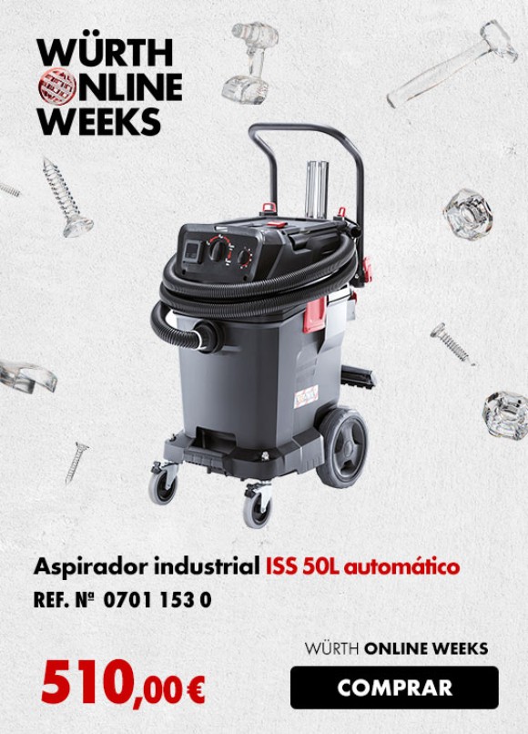ASPIRADOR INDUSTRIAL ISS 50-L AUTOMATICO