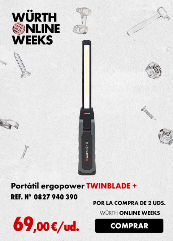 PORTÁTIL ERGOPOWER TWINBLADE+